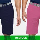 Golf Shorts Pink & Navy Blue